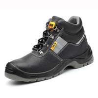 Bottes de sécurité décontractées unisexes en cuir véritable respirant, chaussures à embout personnalisé, application en usine de construction, antidérapantes, été