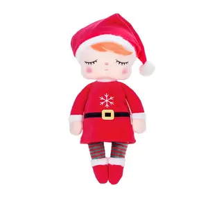 चीन कारखाने कस्टम मिनी प्यारा क्रिसमस नरम गुड़िया आलीशान एल्फ खिलौना