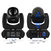 Lumière de scène mobile à faisceau LED 100W 18 prismes pour DJ, discothèque, club, bar, KTV, éclairage, effet lumineux, équipement, projecteurs mobiles
