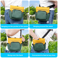 Sac de dressage pour animaux de compagnie, sac de promenade avec fermeture magnétique, clicker et clip ceinture, pochette à friandises pour chien