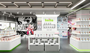 Custom <b>Blind</b> <b>Box</b> Anime <b>Toy</b> Store <b>Design</b> Modern Pop Culture Retail Display Fixtures MDF Glass Metal Full Shop Project Factory OEM - Product Image 5