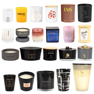 Mescente en CIRE de soja grandes boite pot bougie parfumees de massage avec couvercle - Product Image 4