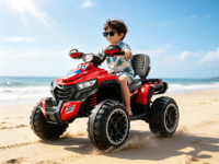 Nouveau produit : Quad électrique pour enfants de grande taille, avec USB et Bluetooth, kit ATV électrique, véhicule tout-terrain pour la plage