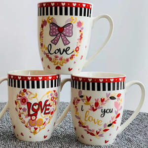 Taza de Café de Cerámica Reutilizable de 12oz, con Logotipo Personalizado Impreso, Apta para Microondas y <span class=keywords><strong>Lavavajillas</strong></span>, Ideal para Regalos Empresariales, en Oferta - Product Image 1