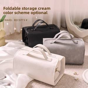Cosmetic <b>Case</b> Storage Bag with Removable Compartments Handle Design Large Capacity Waterproof Travel Cosmetic Toiletry Bag - Product Image 6
