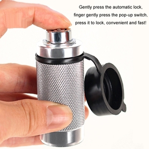 ตัวล็อคกันขโมยแบบก้านลากสีดำพร้อมกุญแจสำหรับรถพ่วงฟาร์ม - Product Image 2