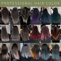 Crème Colorante Professionnelle pour Cheveux 100ml Tube Couleur Vibrante Intense Douce pour Cuir Chevelu Sensible Fourniture de Salon Marque Privée