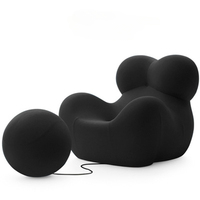 Style moderne à la mode enfant et mère chaise boule chaise personnalité tissu en fibre de verre chaise en forme spéciale canapé paresseux