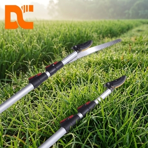 Nouveauté : cueilleur de fruits manuel pliable, détachable, résistant aux intempéries, en acier inoxydable télescopique extensible pour jardin et ferme - Product Image 3