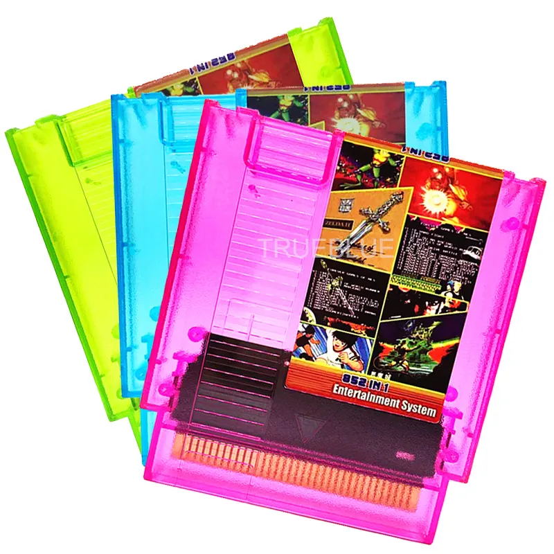 Gratuit région couleur claire IC économisez 852 en 1 (405 + 447) 8 Bit rétro 72 broches cartouche de jeu FC Multi Cart pour Console NES