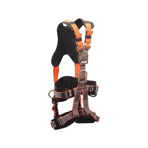 HOATER CE EN 361 ポリエステル製落下防止安全帯、全身安全ハーネスベルト、衝撃吸収ランヤード付き - Product Image 4