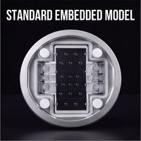 Marqueur de trottoir solaire LED réfléchissant double face IP68 couleur personnalisée pour parkings
