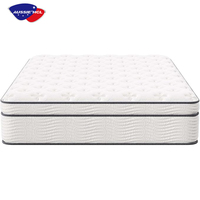 Échantillon gratuit Colchone Luxury Queen King Matelas Matelas orthopédique Matelas pliant d'hôtel de 12 pouces Matelas à ressorts ensachés à 7 zones