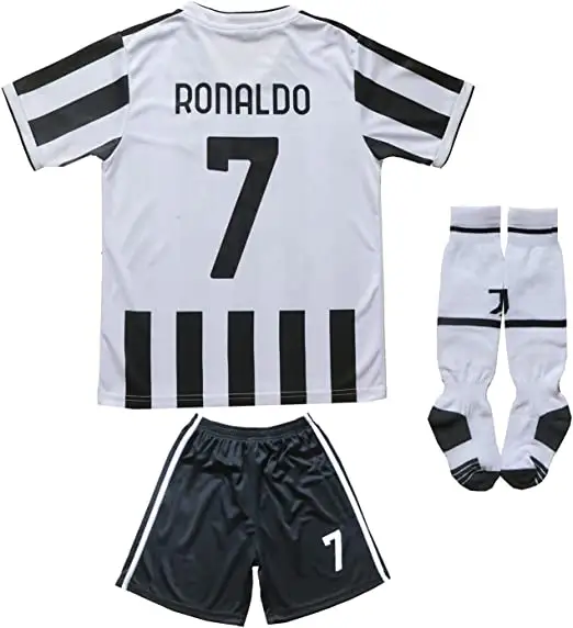 Cristiano Ronaldo Kinder Kinder Fußball Trikot Club American Football Trikot Uniform