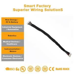 Kabel Harness Terminal Sinyal 240V Inti Tembaga Elektronik dengan Selubung PVC Susut Panas 4 PIN yang Dapat Disesuaikan, Grosir Pabrik - Product Image 3