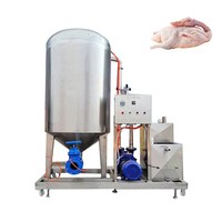 Equipo de limpieza de vísceras de intestino de Paloma de matanza automática, 2 pistolas, pollo, aves de corral, pato, pulmón, máquina de succión al vacío
