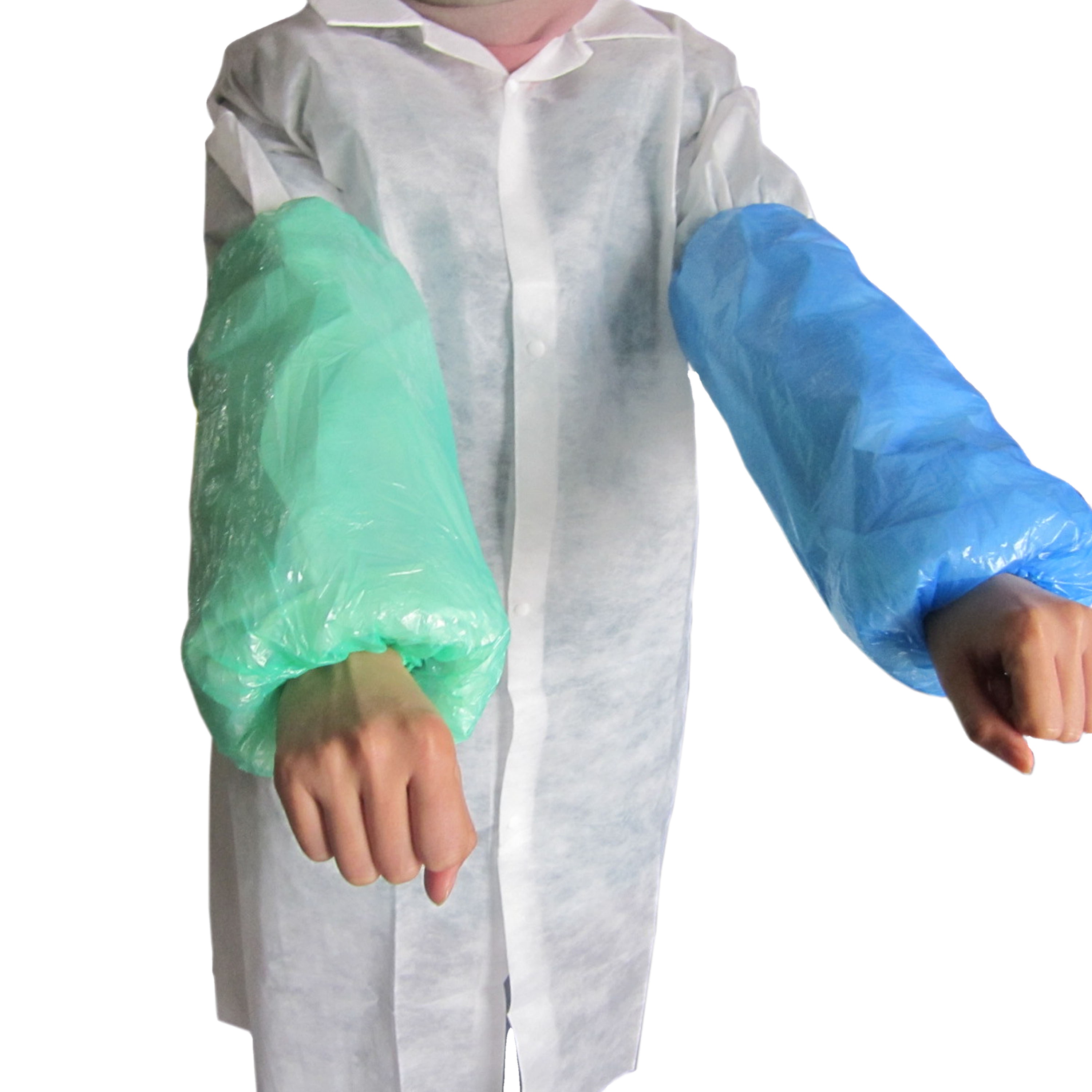 Недорогой пыленепроницаемый водонепроницаемый пластиковый одноразовый чехол Pe Pp Cpe для готовки, с эластичными манжетами