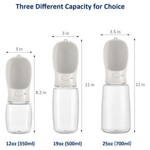 Botella de Agua de Viaje para Perros, Popular en 2025, de 14/18/22 oz, de Acero Inoxidable Aislado, con Recipiente de Almacenamiento y Tapa con Diseño de Huella - Product Image 2