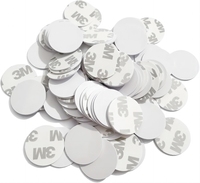 13.56MHz RFID petite carte 18mm diamètre ISO modèle pièce étiquettes étanche PVC blanc carte vierge 1K puce UHF Interface de Communication