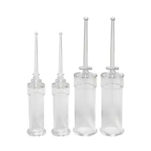 China factory hot sale clear plastic airless serum fresh disposable syringe bottle break bottle