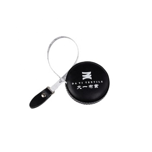 Mini ruban à mesurer en cuir PU rétractable circulaire multicolore portable pour la mesure du corps - Product Image 3