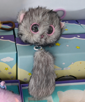 Pendentif Peluche Chat IA avec Application de Clonage Vocal Intégrée LLM, Yeux LED Intelligents Tuya Smart Double Réseau, Jouet Anti-Stress