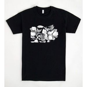 T-shirt Catnica Nera con Grafica Unisex - Abbigliamento Promozionale - Product Image 1
