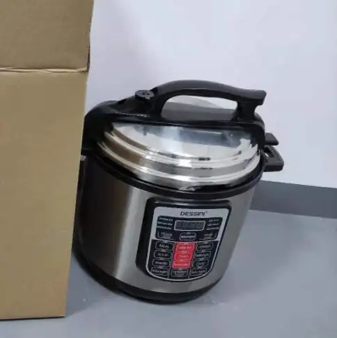 hot sale New Design Electric Pressure Cooker 6L 8L Large Capacity Rice Cooker Stainless Steel Body