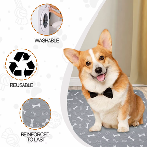 Fábrica Atacado Personalizado Super Absorvente Reutilizável Máquina Impermeável Lavável <span class=keywords><strong>Pee</strong></span> <span class=keywords><strong>Pads</strong></span> Training <span class=keywords><strong>Pads</strong></span> para Cães - Product Image 3