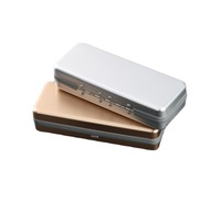 Nouvel étui à lunettes portable ultra-léger résistant à la pression pour hommes et femmes, myopie et lunettes de soleil, boîte de rangement en alliage d'aluminium