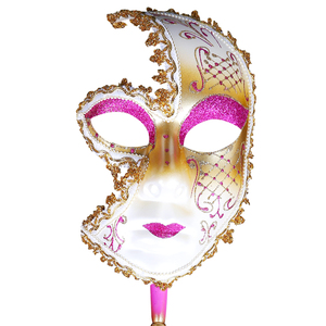 <span class=keywords><strong>Masque</strong></span> de carnaval vénitien élégant pour femmes <span class=keywords><strong>avec</strong></span> un bâton - Product Image 5