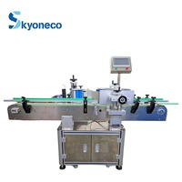 Machine d'autocollant personnalisée d'usine, machine d'étiquetage de canettes en aluminium, machine d'autocollant d'étiquettes pour bouteille d'eau