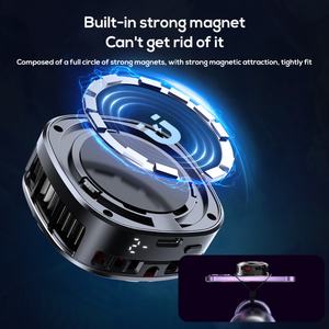 MEMO CX06 Phone Cooler Cooling Fan LED Temperature Display RGB <b>Light</b> Magnetic Frosty Mobile Cooler for Game - Product Image 2