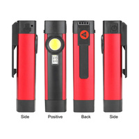 Lampe de travail LED COB rechargeable DC pour extérieur, étanche IPX4, compatible 12V, utilisation portable en voiture, angle de faisceau 180°, CRI 70 élevé, dimmable
