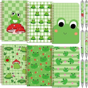 Ensemble de papeterie esthétique Coquette avec logo personnalisé, carnet à spirales et stylo, couverture rigide, 80 feuilles, ensemble cadeau pour le bureau et l'école - Product Image 6
