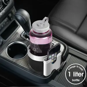 ऑटो सामान आंतरिक पीने आयोजक कार दोहरी कप स्टैंड समायोज्य Multifunctional कार कप धारक