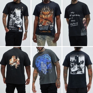 Liquidación de Fábrica: Camisetas de Manga Corta y Larga con Cuello Redondo <span class=keywords><strong>para</strong></span> Hombre y <span class=keywords><strong>Mujer</strong></span>, Tallas Grandes, Camisetas Blancas al por Mayor - Product Image 5