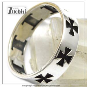 Anello da dito in <span class=keywords><strong>argento</strong></span> Sterling <span class=keywords><strong>925</strong></span> con croce in ferro annerita nuovo Design gioielli incisi per anniversario regalo di nozze - Product Image 4