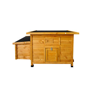 XPT023 Backyard için doğal renk ahşap evcil hayvan kafesi tavuk kümesi kümes hayvanları güvercinler veya küçük hayvanlar için çalıştırın - Product Image 1