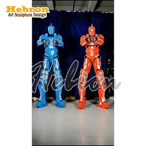 Costume de <span class=keywords><strong>robot</strong></span> LED personnalisable haute qualité, pleine couleur, pour performance, armure lumineuse colorée de prédateur, tenue d'<span class=keywords><strong>alien</strong></span> pour la scène - Product Image 4