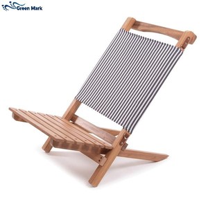 Chaise <span class=keywords><strong>de</strong></span> plage en bois en gros, pliable, structure démontable, siège en toile, pour <span class=keywords><strong>agent</strong></span> <span class=keywords><strong>de</strong></span> boutique <span class=keywords><strong>de</strong></span> souvenirs côtiers - Product Image 5