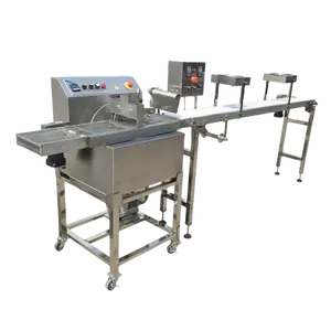 Industrial small chocolate coating machine for sugar balls beans popcorn donut candy rice cake mango
