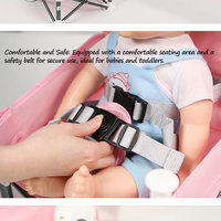 Chaise haute pliante pour bébé, utilisable en intérieur et en extérieur, pour le camping, la nourriture et les loisirs – Fournisseur Prodigy Baby