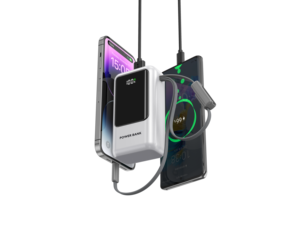 Batería Externa de Alta Capacidad de 20000 mAh, Carga Rápida de 22.5 W, Acabado Metálico Premium y Adecuada para Aventuras al Aire Libre - Product Image 4