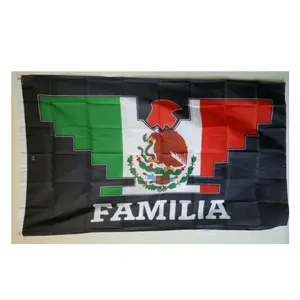 100% 3x5ft Promotie Mexico Chicano Farmero Familia Vlag Met Twee Grommets