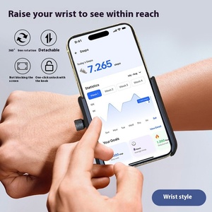 ที่วางโทรศัพท์มือถือแบบพกพาปรับได้ ที่วางโทรศัพท์แบบสายรัดแขนหมุนได้ 360 องศา สายรัดปรับได้ ที่วางโทรศัพท์มือถือที่สะดวกสบายสำหรับ - Product Image 6
