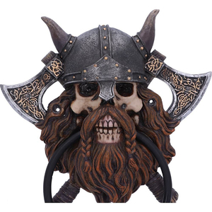 Nuevo Regalo de Halloween Transfronterizo: Colgante de Timbre de Puerta <span class=keywords><strong>Vikingo</strong></span> de Resina Pintado a Mano, Decoración para el Hogar y Fiestas con Ambiente de Terror - Product Image 3