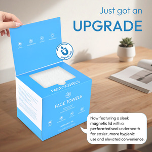 Salviette <span class=keywords><strong>Monouso</strong></span> Grandi OEM, <span class=keywords><strong>Asciugamani</strong></span> Viso Spessi e Morbidi, <span class=keywords><strong>Biodegradabili</strong></span> per Pulizia - Product Image 2