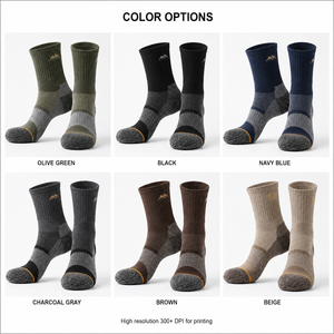 Calze da trekking leggere in misto lana merino a mezza gamba/caviglia, senza cuciture, ad asciugatura rapida, anti-bolli, campioni gratuiti - Product Image 3