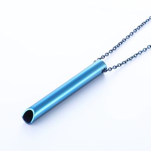 528 <span class=keywords><strong>Hertz</strong></span> Méditation Sifflet Mindfulness Pendentif En Acier Inoxydable Vide Collier Réguler La Respiration Et Soulager L'anxiété N2505234 - Product Image 6